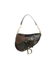 Vintage Dior Camouflage Saddle Bag