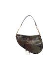 Vintage Dior Camouflage Saddle Bag