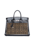 Hermès Birkin 40 In Tappiserie Toile/ Box Leather (2000)