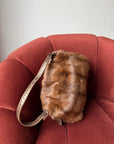 Fendi Vintage Mink & Python Mama Baguette