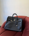 Hermès Birkin 40 In Blue Indigo Togo (2011)