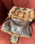 Fendi Vintage Mink & Python Mama Baguette