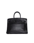 Hermès Birkin 35 In Black Evergrain Leather (2010)