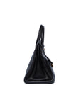 Hermès Birkin 35 In Black Evergrain Leather (2010)