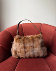 Fendi Vintage Mink & Python Mama Baguette