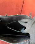 Hermès So Kelly 22 In Black Evercalf (2010)