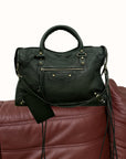 Balenciaga Medium Forest Green City Bag