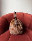 Fendi Vintage Mink & Python Mama Baguette