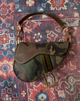 Vintage Dior Camouflage Saddle Bag
