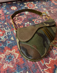 Vintage Dior Camouflage Saddle Bag