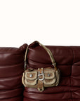 *ON HOLD* Dior Vintage Shearling Flight Shoulder Bag
