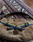 Fendi Vintage Brown Suede Rope Hobo
