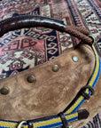 Fendi Vintage Brown Suede Rope Hobo