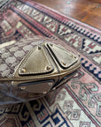 Gucci Vintage Monogram Metallic Indy Hobo