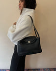 Hermès Lindy 30 In Black Clemence (2007)