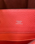 Hermès So Kelly 22 Verso Rouge Casaque / Rose Jaipur Togo (2012)