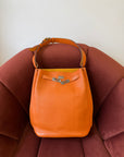 Hermès So Kelly 26 Verso In Orange/Yellow Togo (2012)