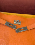 Hermès So Kelly 26 Verso In Orange/Yellow Togo (2012)