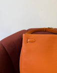 Hermès So Kelly 26 Verso In Orange/Yellow Togo (2012)