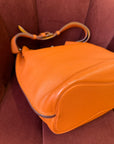 Hermès So Kelly 26 Verso In Orange/Yellow Togo (2012)
