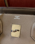Hermès JPG Shoulder Birkin 42 In Etoupe Togo (2010)