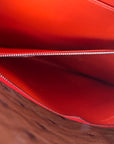 Hermès Limited Edition So Kelly 26 In Étrusque Ostrich & Toile (2012)