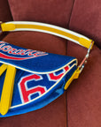 Dior Limited Edition "Adiorable" 69 Blue Velvet Saddle Bag (2003)