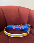 Dior Limited Edition "Adiorable" 69 Blue Velvet Saddle Bag (2003)