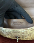 Chanel Stone Handle Mini Flap In Natural Python (2003)