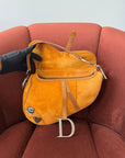 Dior by Galliano Limited Edition Embellished Suede Saddle Bag (2009)