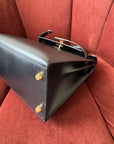 Hermès Kelly 28 Sellier In Black Box Calf (1996)