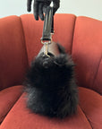 Fendi Fox Fur Crystal Embellished Python Trim Baguette (2026)