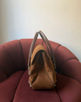 Gucci by Tom Ford Bamboo Horsebit Shopper In Brown Suede (2006)