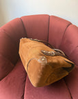 Gucci by Tom Ford Bamboo Horsebit Shopper In Brown Suede (2006)
