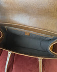 Gucci by Tom Ford Bamboo Horsebit Shopper In Brown Suede (2006)