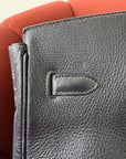 Hermès Birkin 35 In Indigo Ardennes (2003)