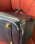 Hermès Birkin 35 In Indigo Ardennes (2003)