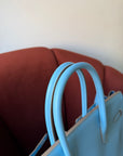 Hermès Candy Collection Birkin 35 Verso In Celeste Epsom / Bleu Mykonos (2011)