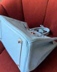 Hermès Candy Collection Birkin 35 Verso In Celeste Epsom / Bleu Mykonos (2011)