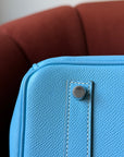 Hermès Candy Collection Birkin 35 Verso In Celeste Epsom / Bleu Mykonos (2011)