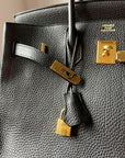 Hermès Birkin 35 In Black Togo (2012)