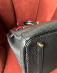 Hermès Birkin 35 In Black Togo (2012)