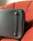 Hermès Birkin 35 In Black Togo (2012)