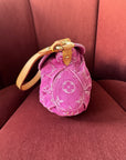 Louis Vuitton Pink Denim Monogram Pleaty (2006)