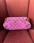 Louis Vuitton Pink Denim Monogram Pleaty (2006)