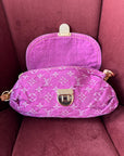 Louis Vuitton Pink Denim Monogram Pleaty (2006)