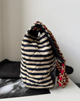Chanel Coco Striped Jersey Sailor Flap (2014)