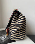 Chanel Coco Striped Jersey Sailor Flap (2014)