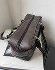 Chanel Cambon Ligne Bowler In Brown Lambskin (2005)