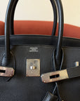 Hermès Birkin 30 In Black Epsom (2006)